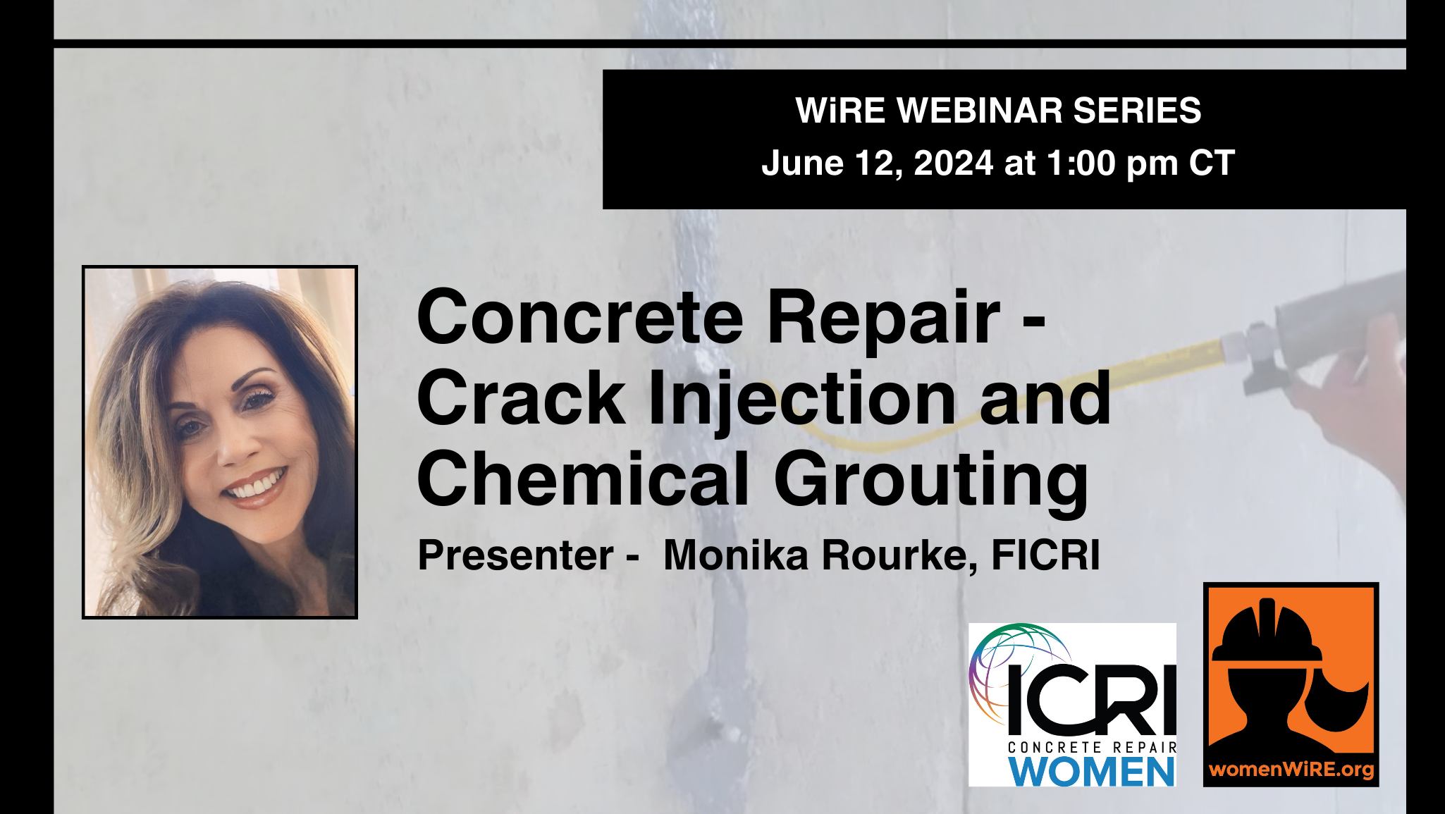 Concrete Repair, crack injection and chemical grouting